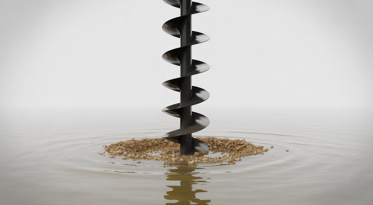 Electric Dredge in Action