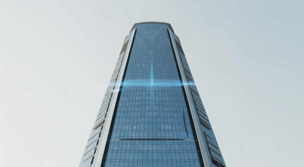 Modern skyscraper in Dubai, symbolizing efficient and transparent facility management services.