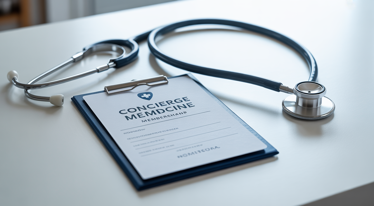 Doctor providing personalized concierge medicine care to a patient